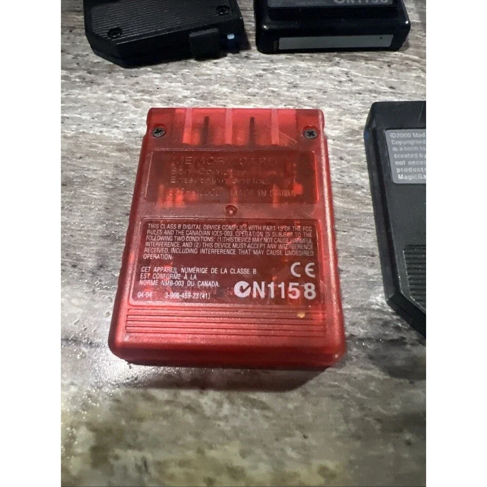 PlayStation 2 Memory Cards Lot Of 5